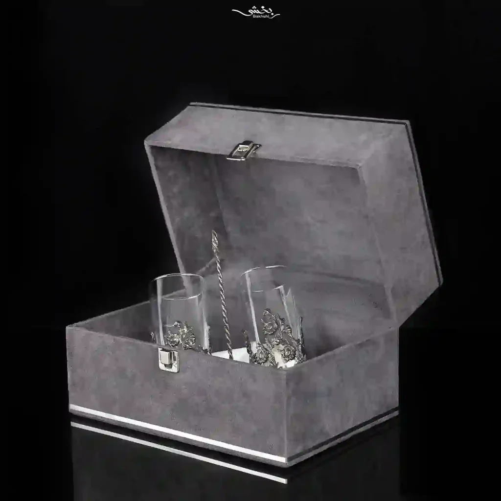 جای کارد و چنگال کریستال نقره ریختگری