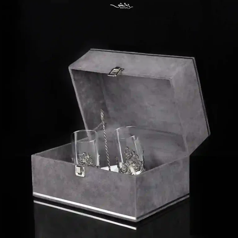 جای کارد و چنگال کریستال نقره ریختگری