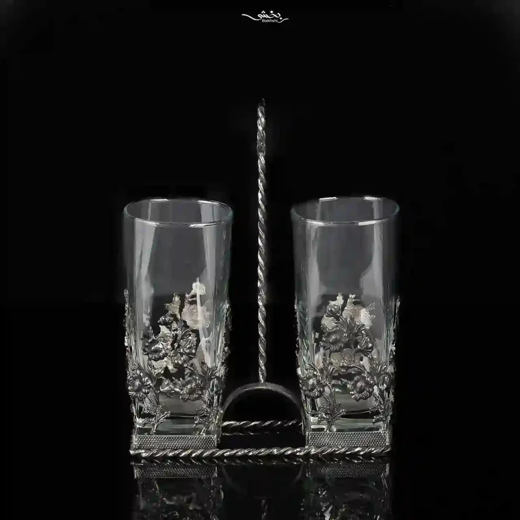 جای کارد و چنگال کریستال نقره ریختگری