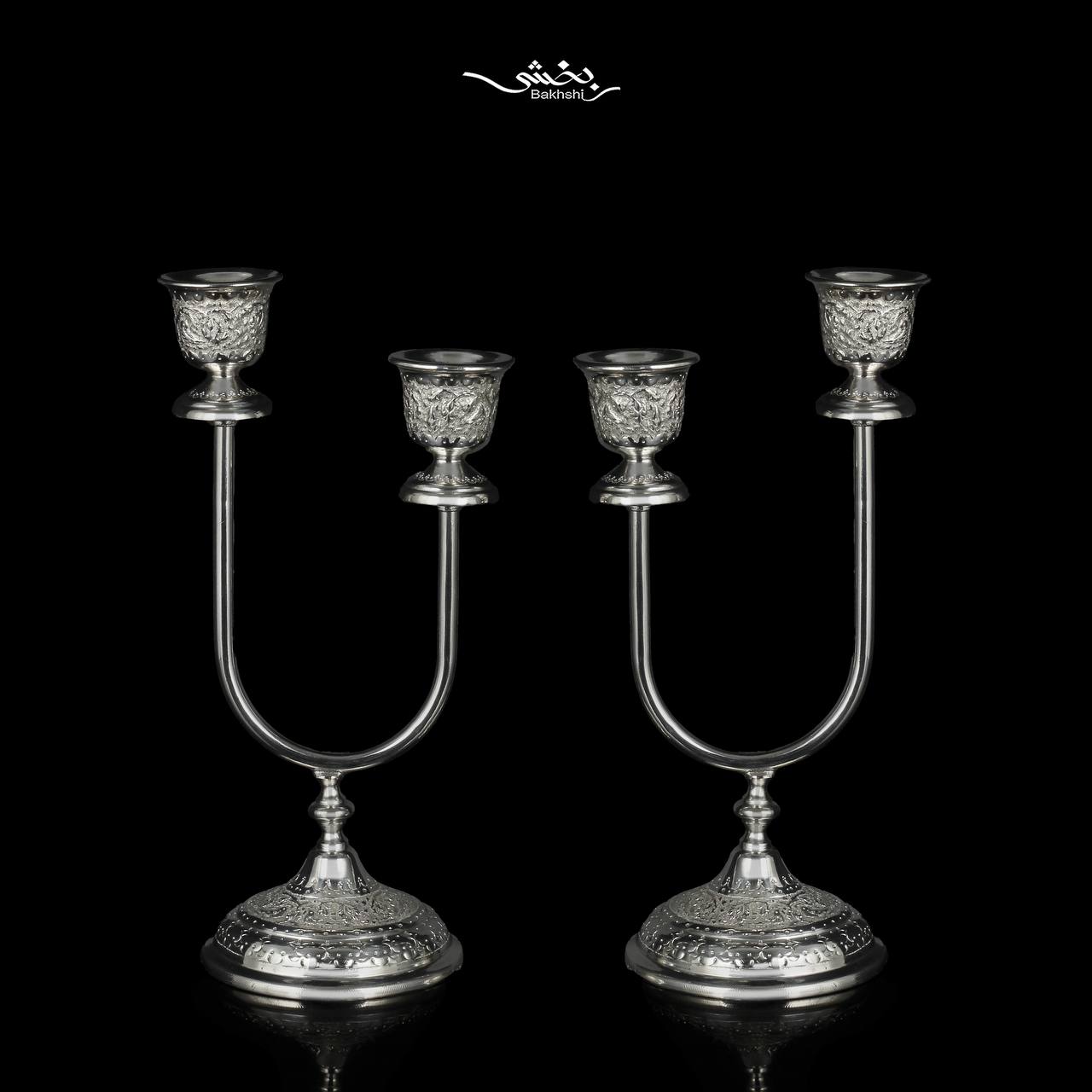 photo_9_2025-11-29_16-45-44 شمعدان دوشاخه نقره گل و مرغ