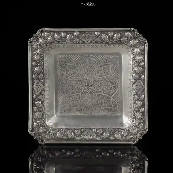 شیرینی خوری مربع گل و بوته