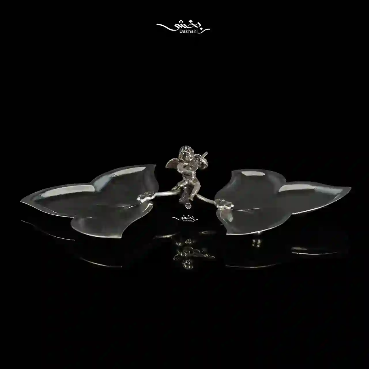 photo_1_2025-12-08_14-31-09 شیرینی خوری دوقلو نقره مدرن فرشته بزرگ