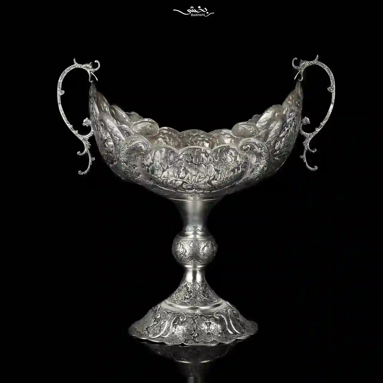 photo_38_2025-12-13_16-14-54 کشکول دسته دار نقره قلم مینیاتور