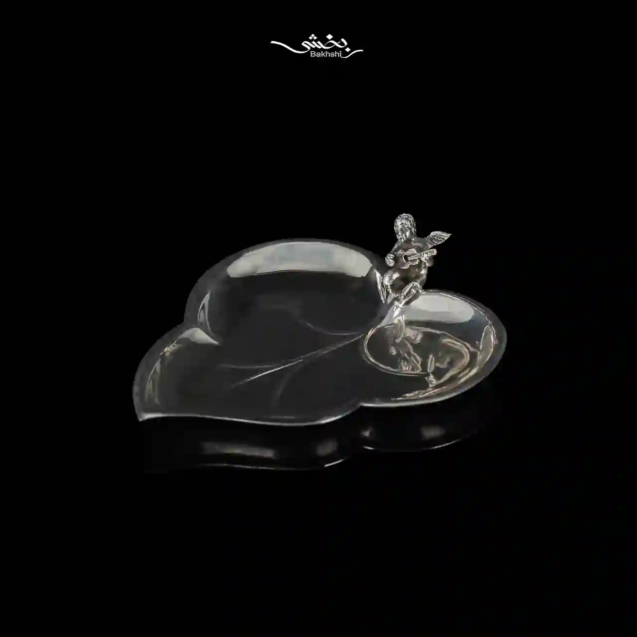 photo_46_2025-12-08_14-31-10 نقل خوری نقره مدرن برگ و فرشته بزرگ