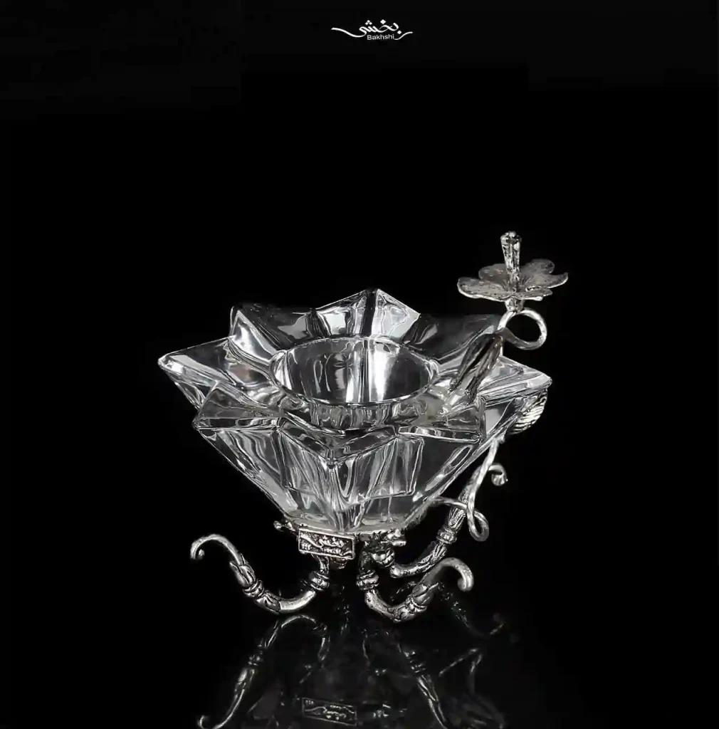وارمر کریستال نقره ستاره و گل