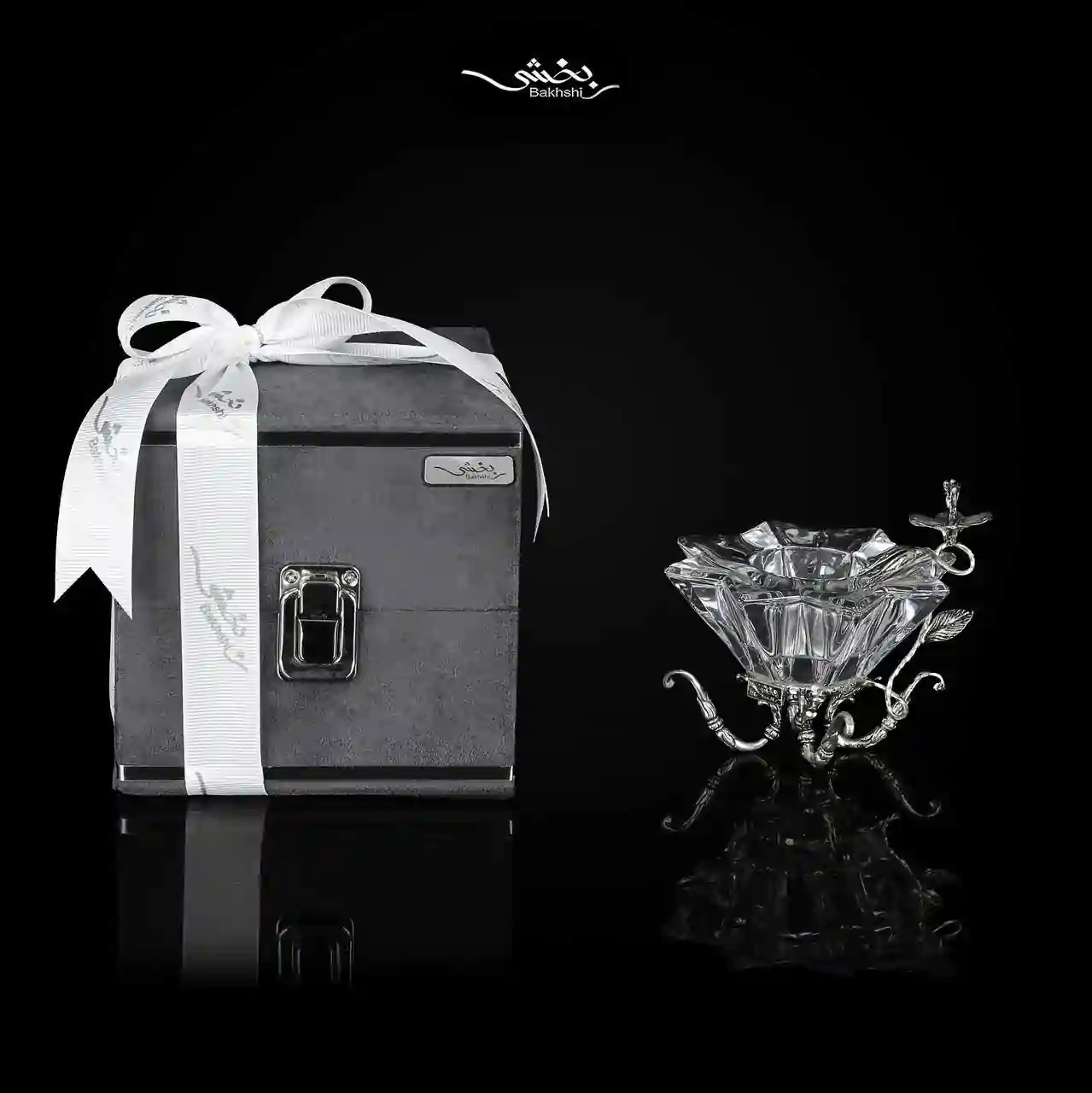 وارمر کریستال نقره ستاره و گل