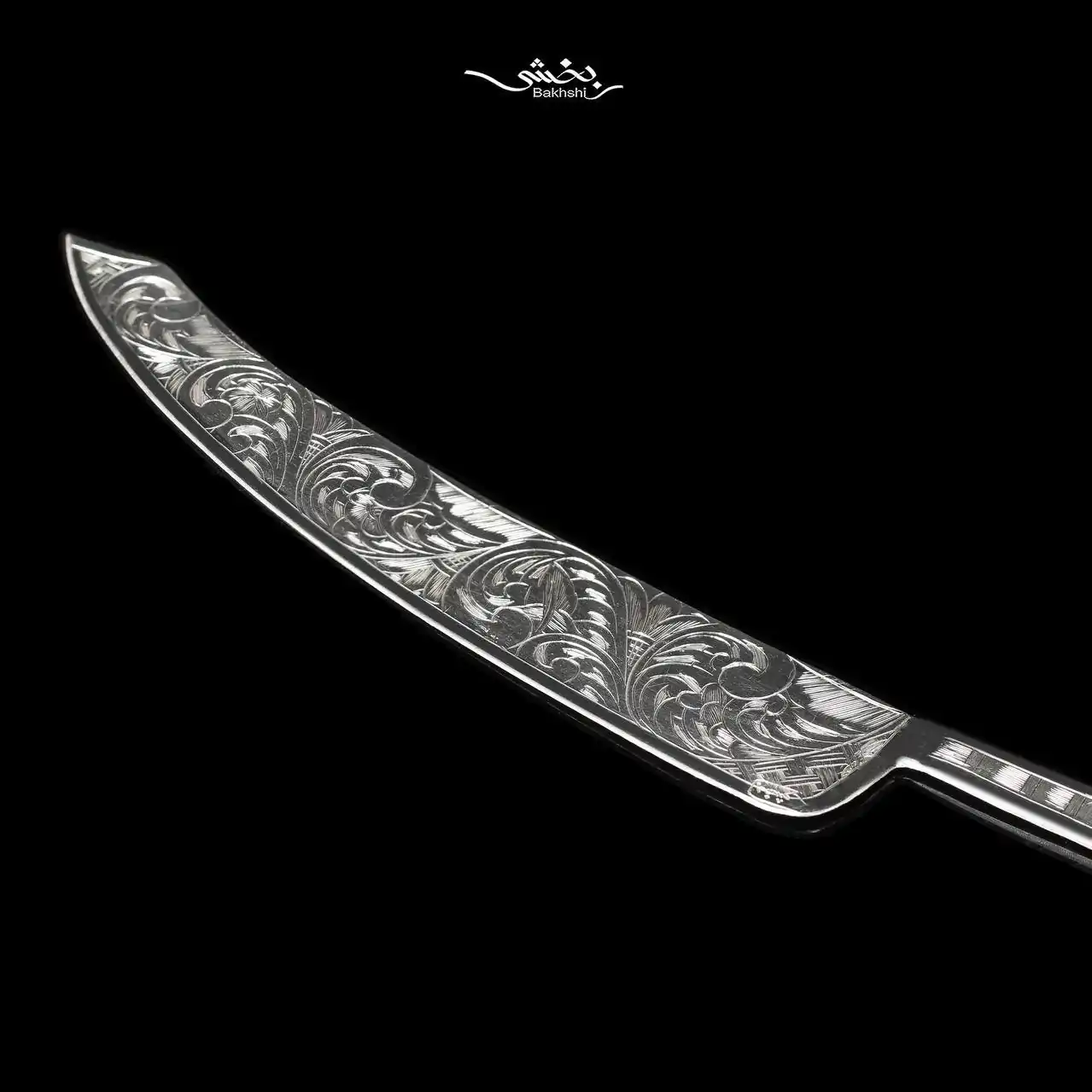 کارد کیک نقره قلم تبریز کد1