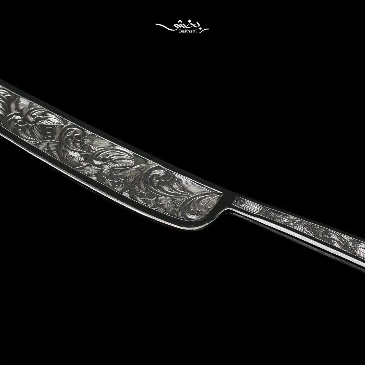 کارد کیک نقره قلم تبریز کد5