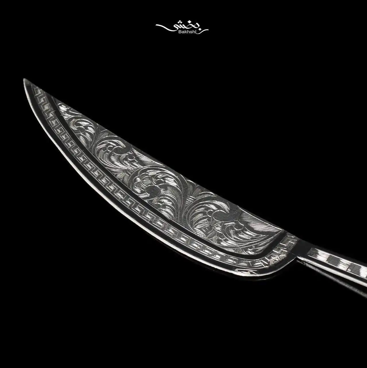 کارد کیک نقره قلم تبریز کد6