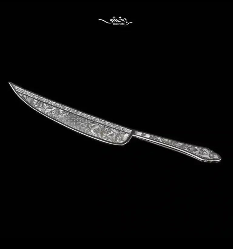 کارد کیک نقره قلم تبریز کد7