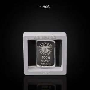 شمش نقره 100 گرمی
