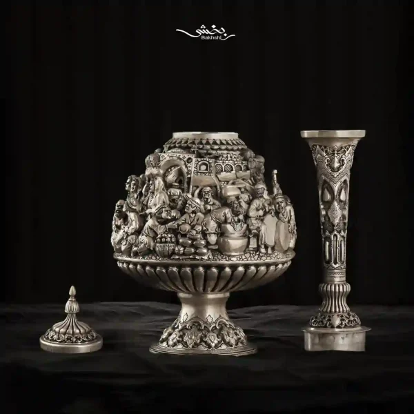 تنگ نقره مینیاتور حجمی اعلا